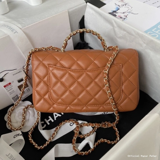 HyperPeter CHANEL FLAP WITH BAG HANDLE-21CM TOP 0723
